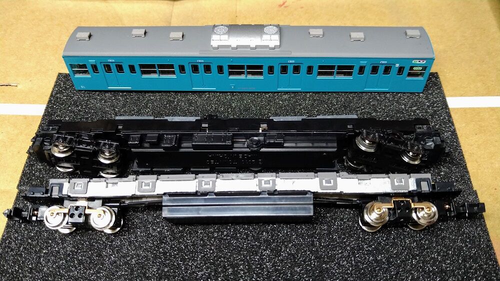 鉄道模型】京葉線201系 GM製動力ユニットへ交換 : 鶴岡畳産業ブログ