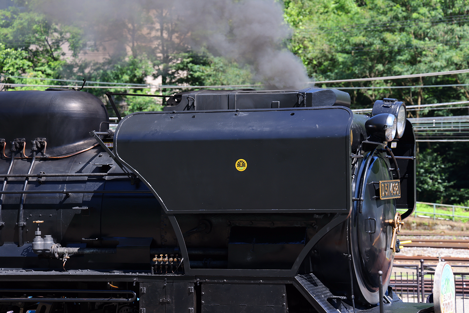 SLぐんま】ちょほぃと気になるデフレクター♪【D51 498＠後藤式デフ