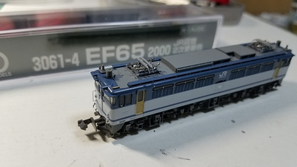 Kato 3061-4 EF65 2000 JR貨物2次更新色の加工整備その① : （仮称