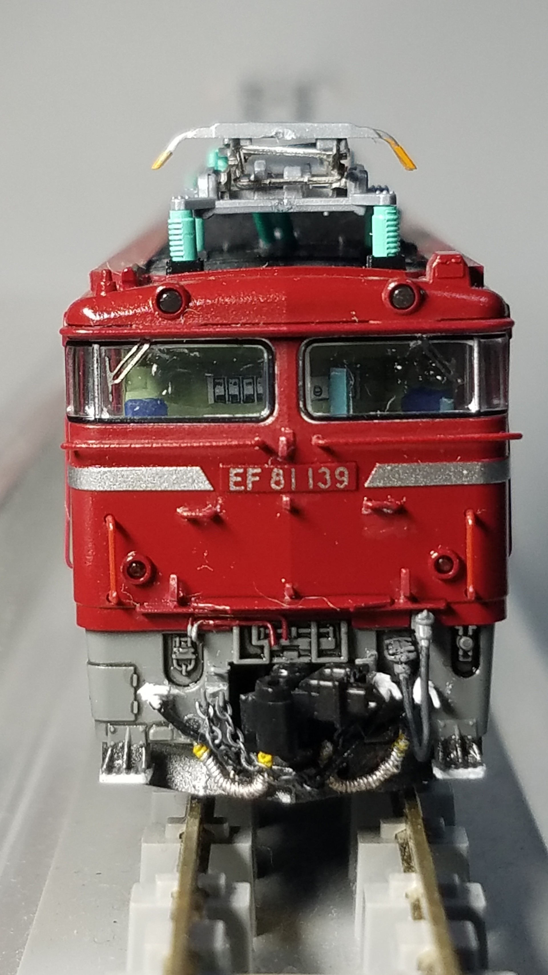 Kato 3066-4 EF81 JR東日本色 双頭連結器の加工整備 その③完成