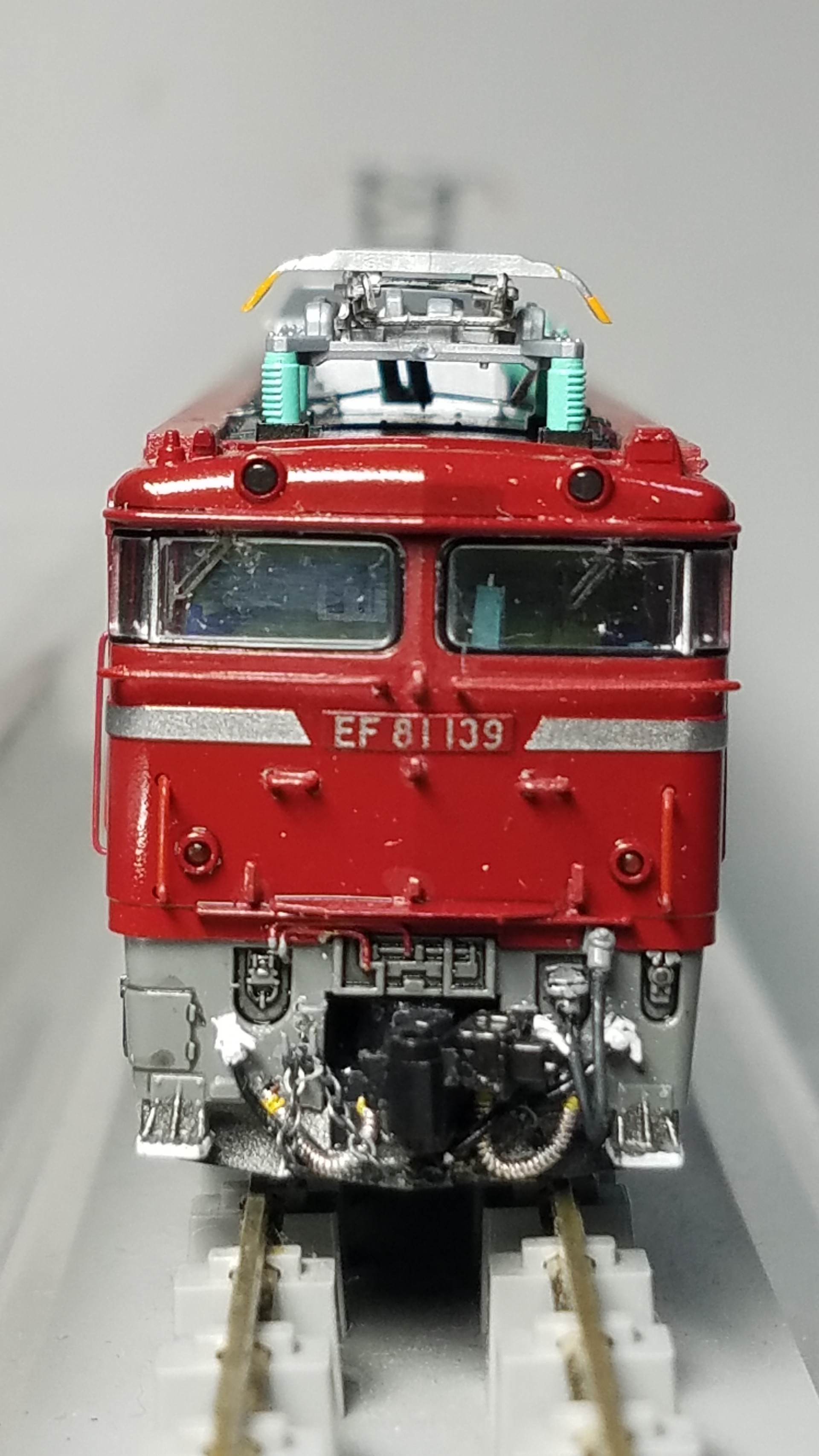 Kato 3066-4 EF81 JR東日本色 双頭連結器の加工整備 その③完成
