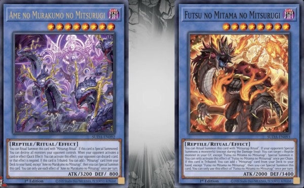 遊戯王】海外の爬虫類族の儀式テーマ「Mitsurugi」は相当力入れてそう