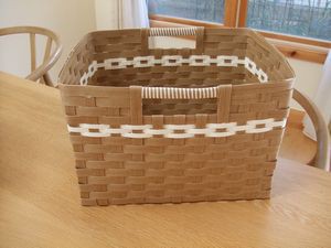 エコクラフトでカラーボックス用収納箱作り : happy-go-lucky -心地