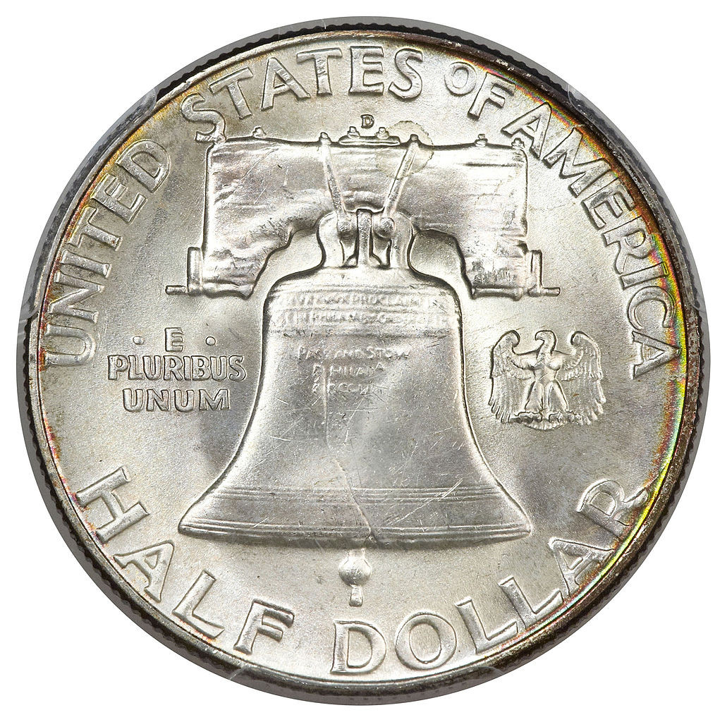 フランクリン ハーフ ドル: 20 世紀半ばの象徴的な米国貨幣