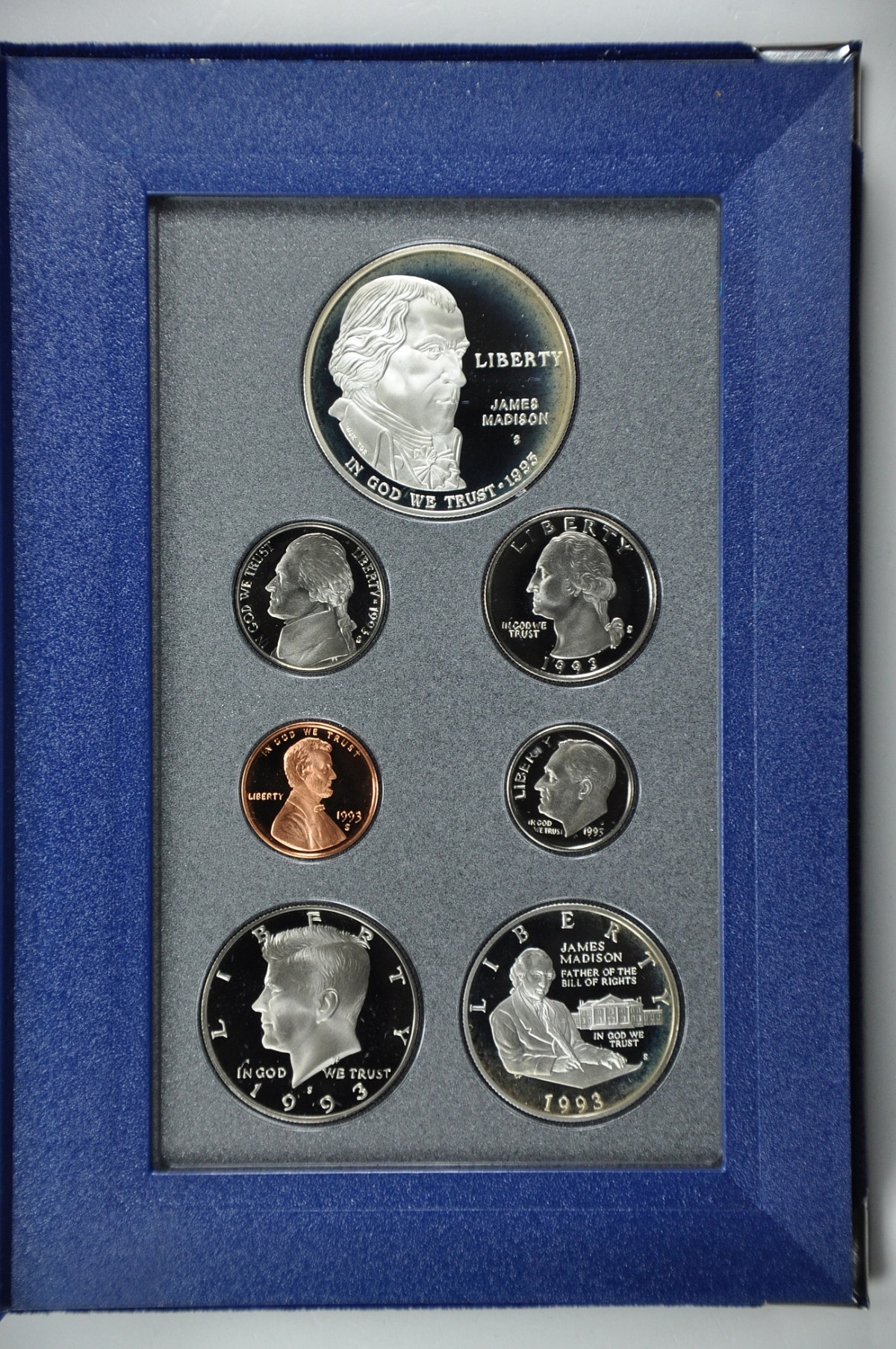 プルーフセット：アメリカの貨幣の優秀さを展示