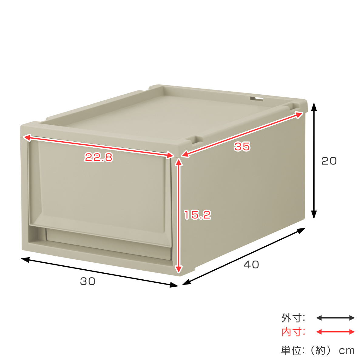 dショッピング |収納ケース フィッツケース マルチ OTONA KAWAII Fits