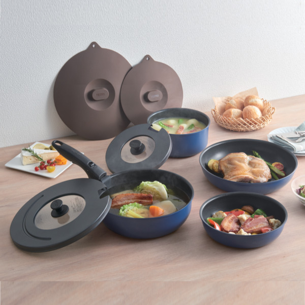 サーモス 取っ手のとれるフライパン9点セット ガス火専用 着脱ハンドル