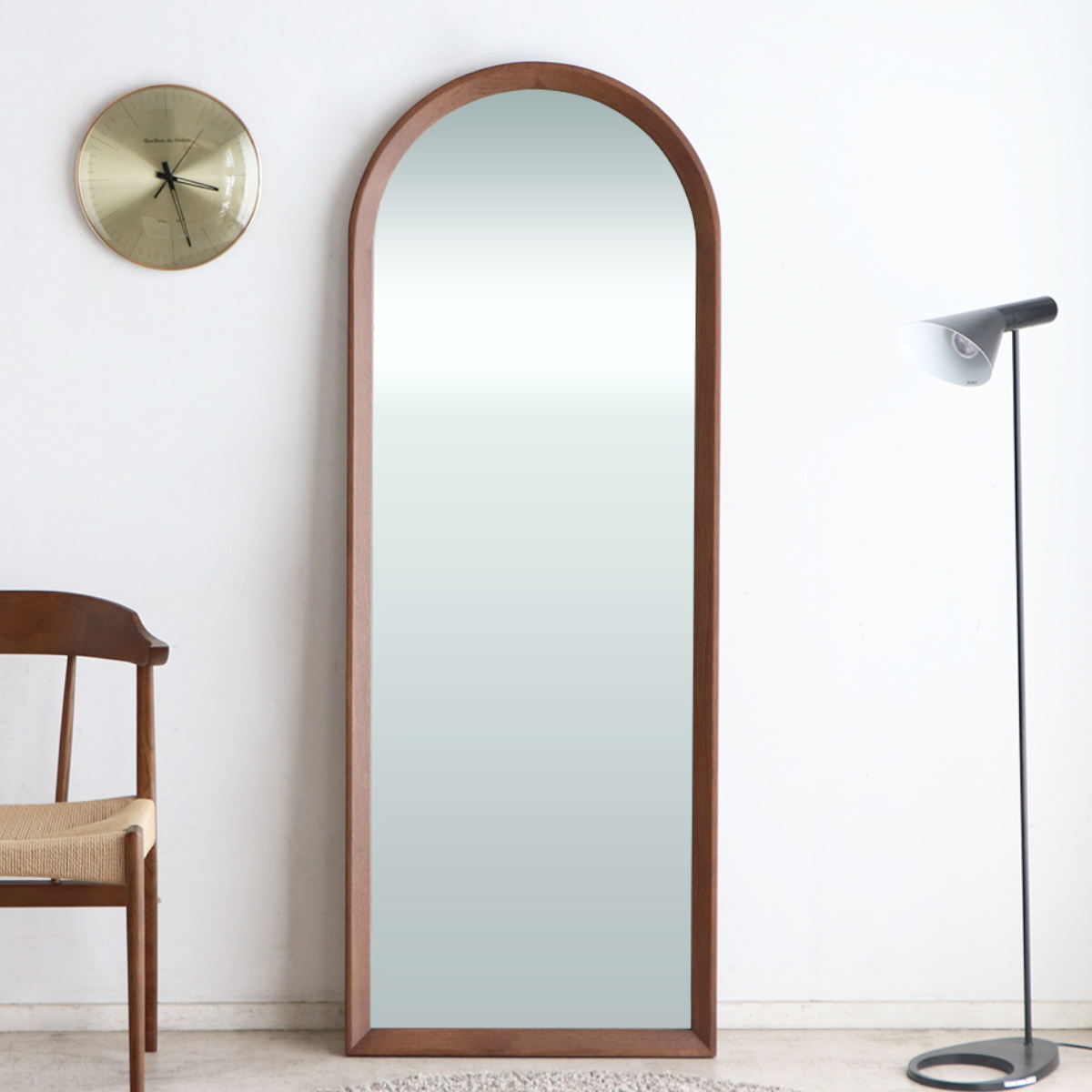 スタンドミラー 全身 60×160cm アーチ型 エフィーノ スタイルミラー