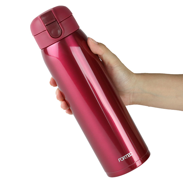 水筒 フォルテック・パーク ワンタッチ栓 マグボトル 800ml ステンレス