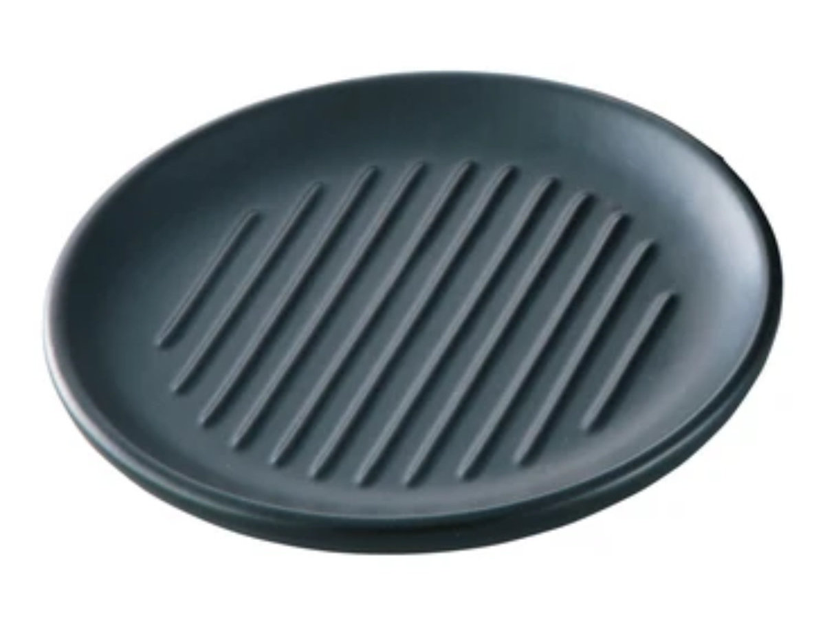 ミニ陶板 丸型 遠赤 コンロ別売り （ 直火対応 オーブン対応 陶板