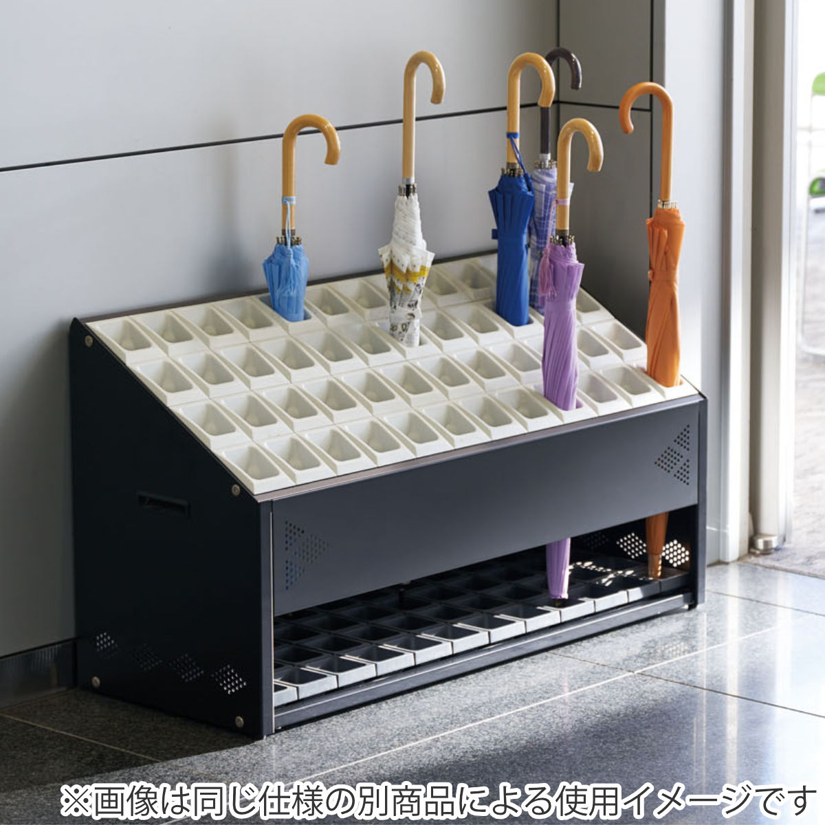 業務用 傘立て 48本用 アンブラー オクトN （ 法人限定 山崎産業