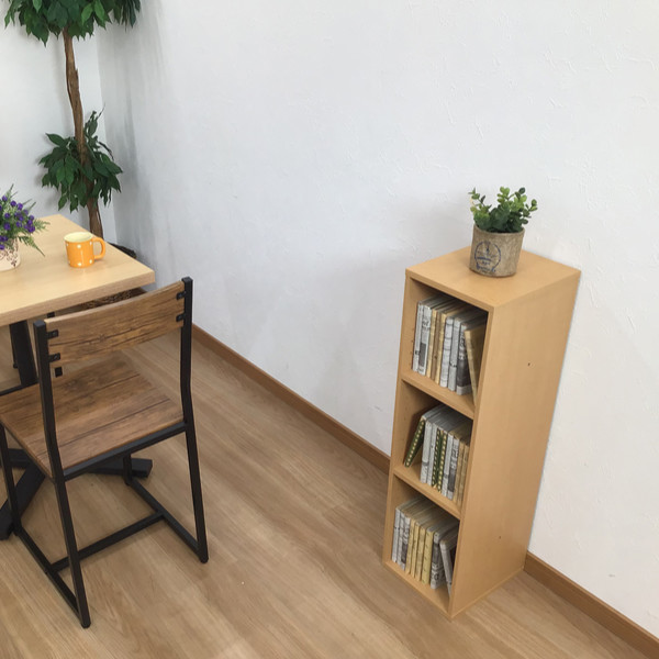 本棚 3段 組み合わせラック プレージ 高さ90cm 幅25cm （ 組合せラック