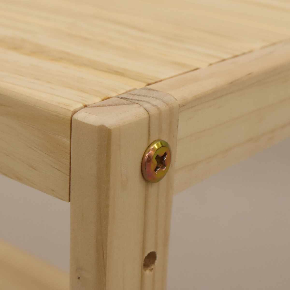 dショッピング |オープンラック 3段 天然木 パイン材 幅30cm （ 木製