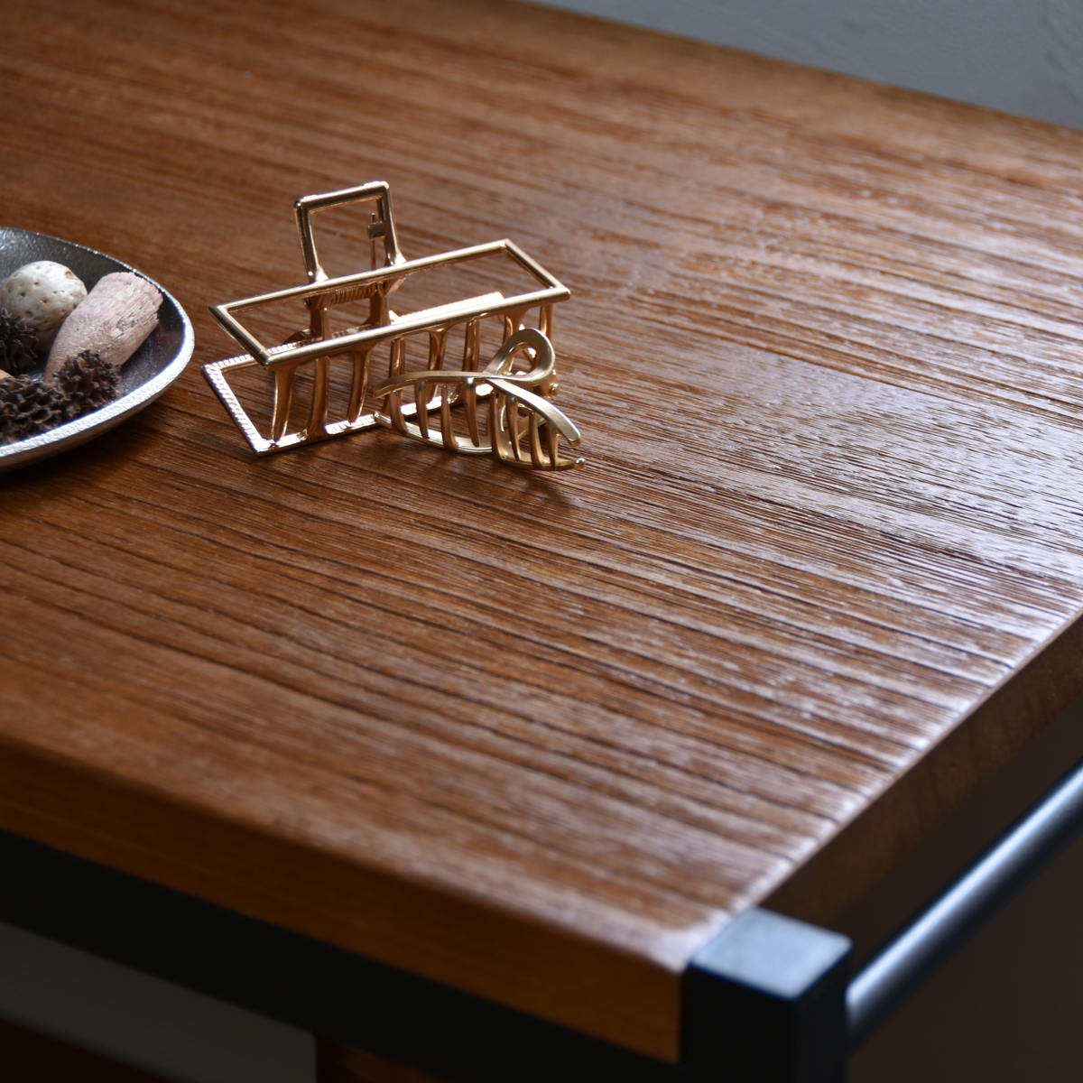 オープンラック 3段 ヴィンテージ調 天然木棚板 幅60cm （ ラック