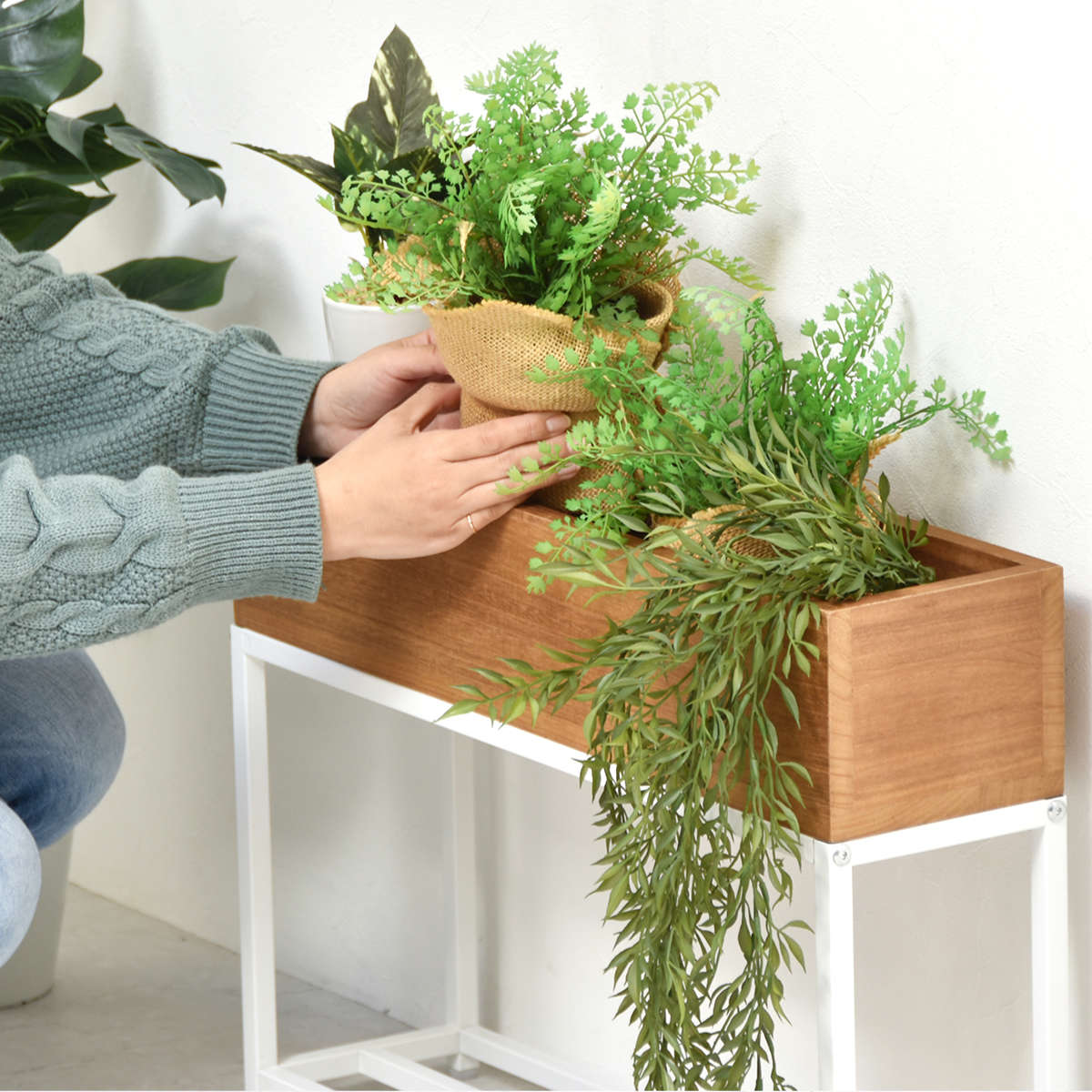 dショッピング |プランタースタンド Lid プランターボックス 幅60cm