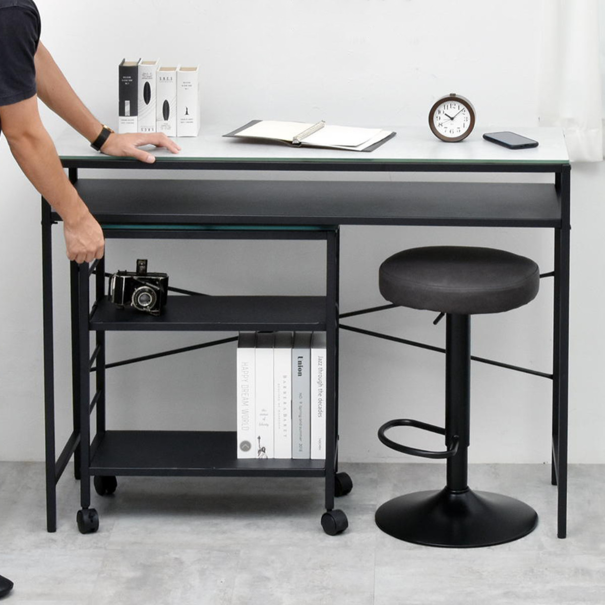 カウンターテーブル 幅90cm セラミック天板 CERABILL （ キッチン