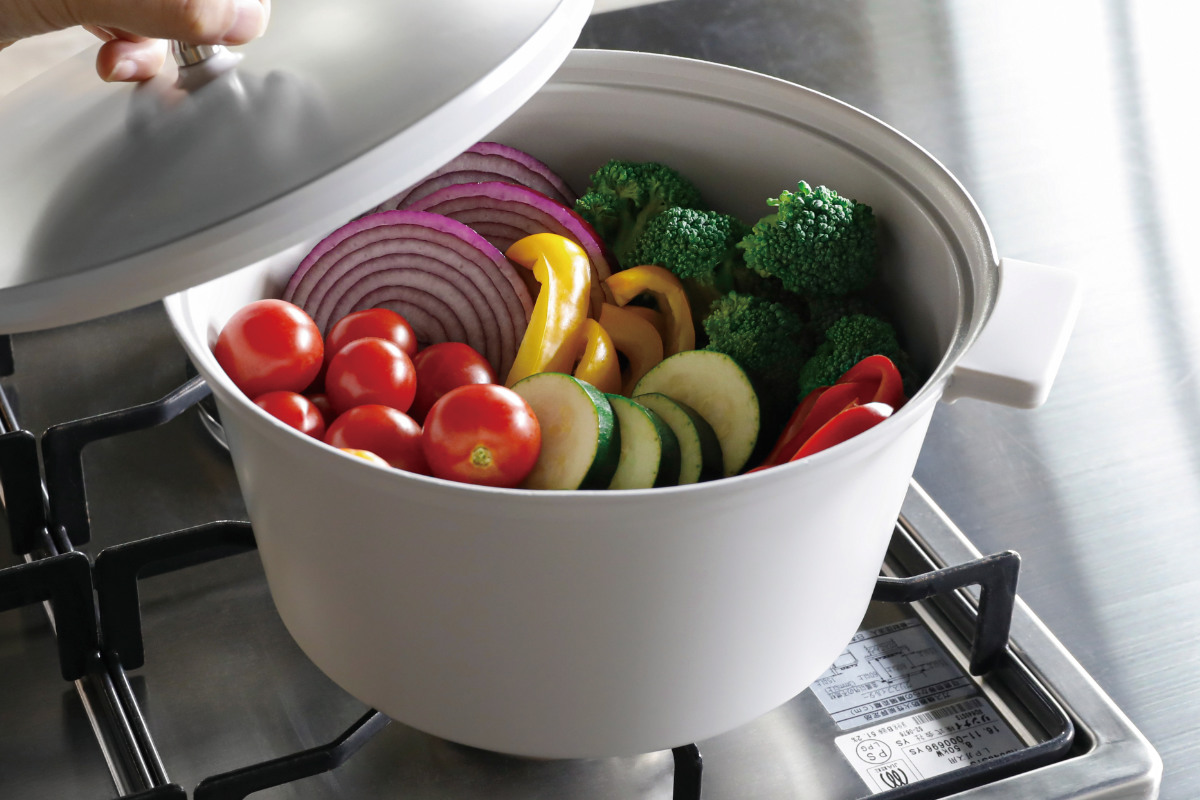 両手鍋 20cm IH対応 copan 軽量無水調理鍋 – ハウジー