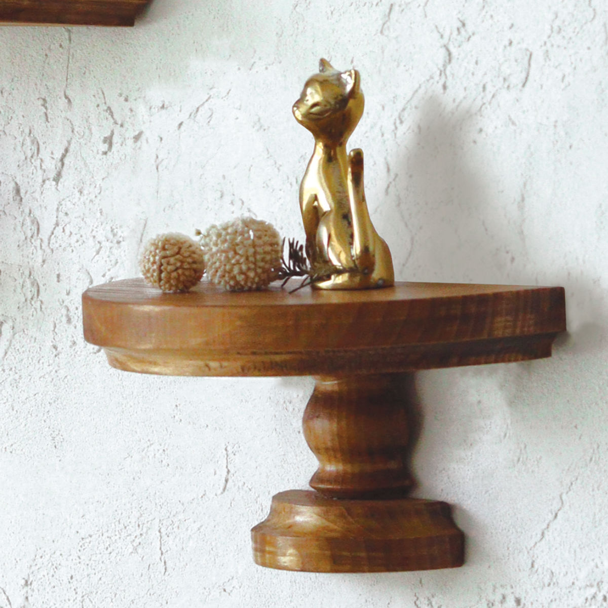 棚 壁付け ナインマーケ パインウォールスタンドシェルフ S 木製