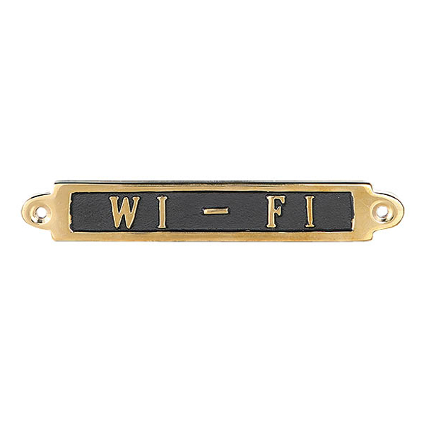 サインプレート Wi-Fi サイン 真鍮 ダルトン DULTON （ ドアプレート