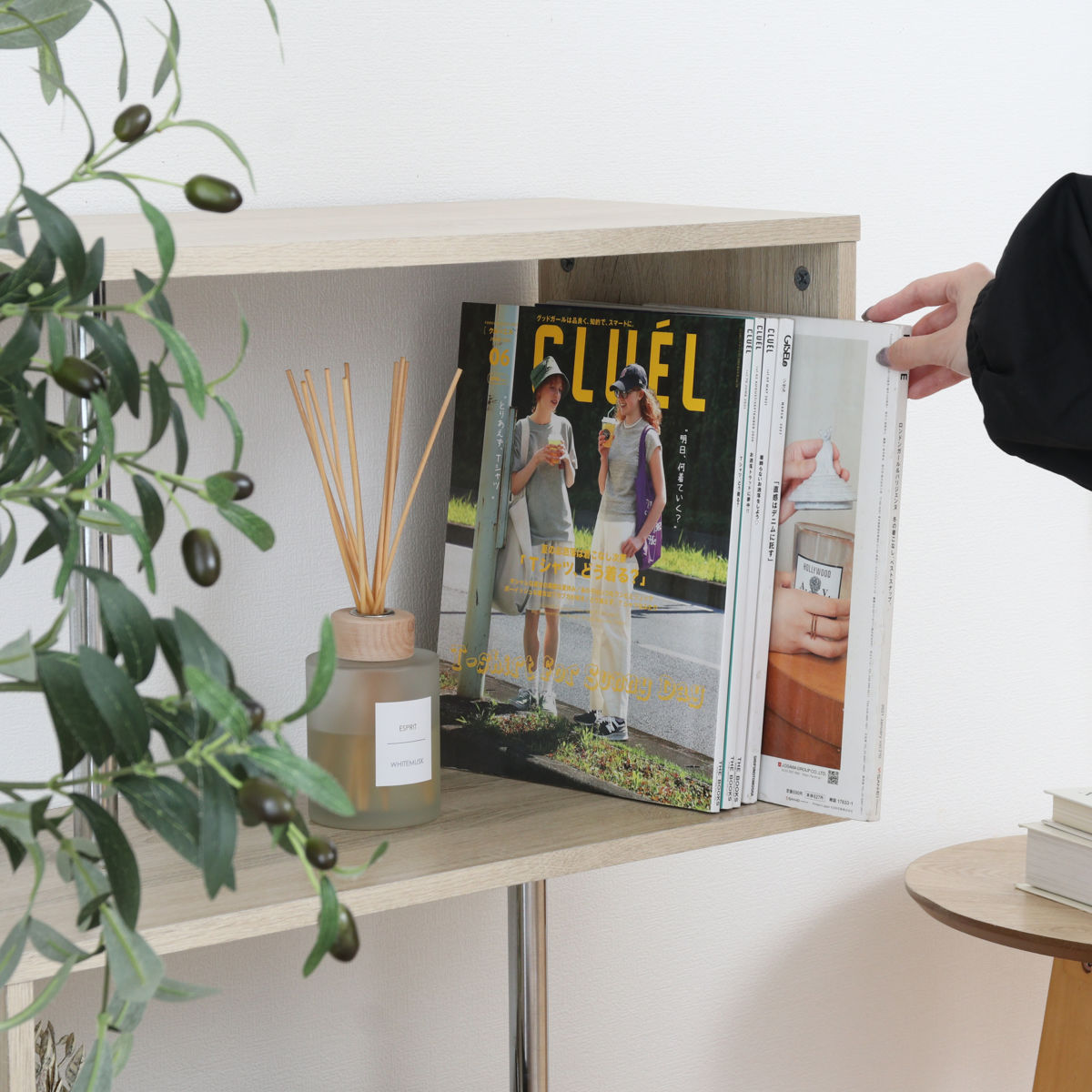 ディスプレイラック 幅60cm 3段 シンプル 木製 （ 棚 ラック 収納