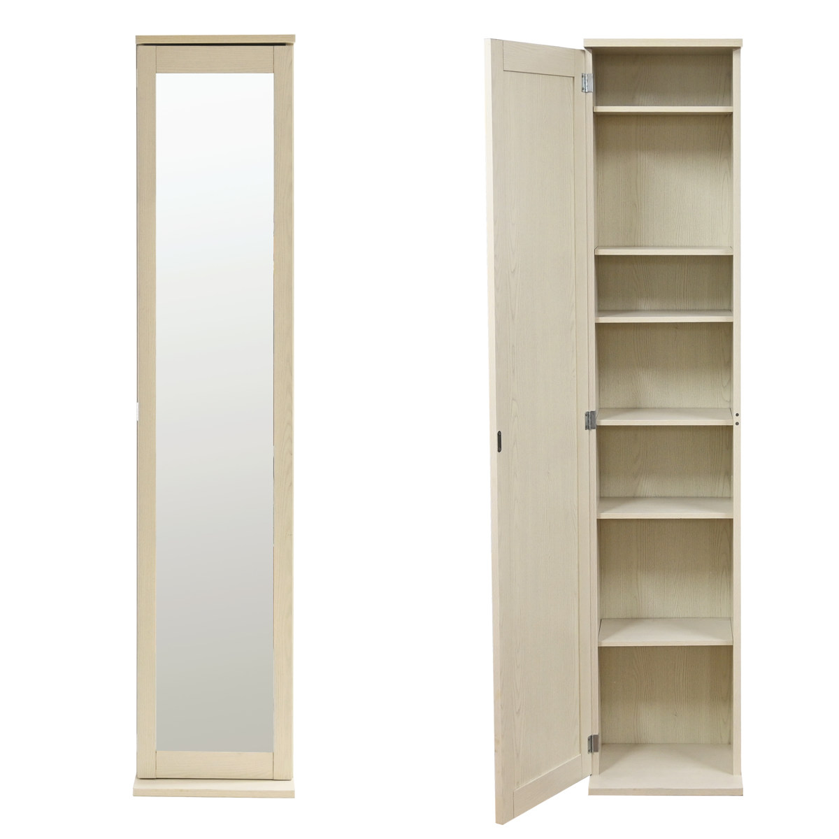 dショッピング |ボックスミラー ミラー付き収納棚 （ ミラー 鏡 収納棚