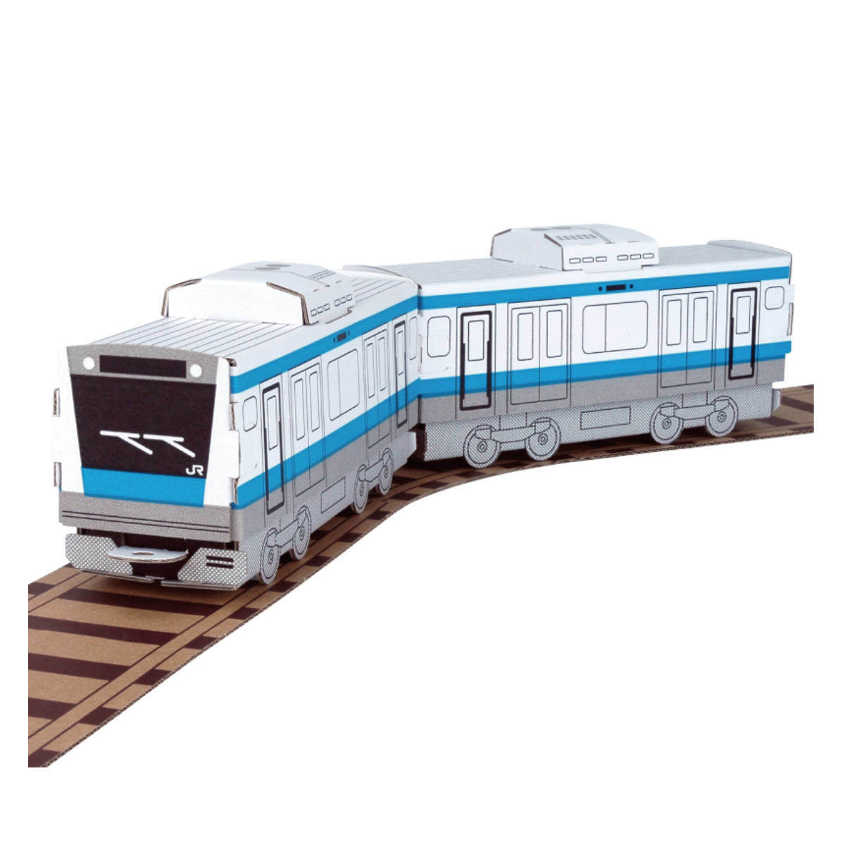 工作キット ダンボール製 hacomo kids ハッピーレールシリーズ 京浜