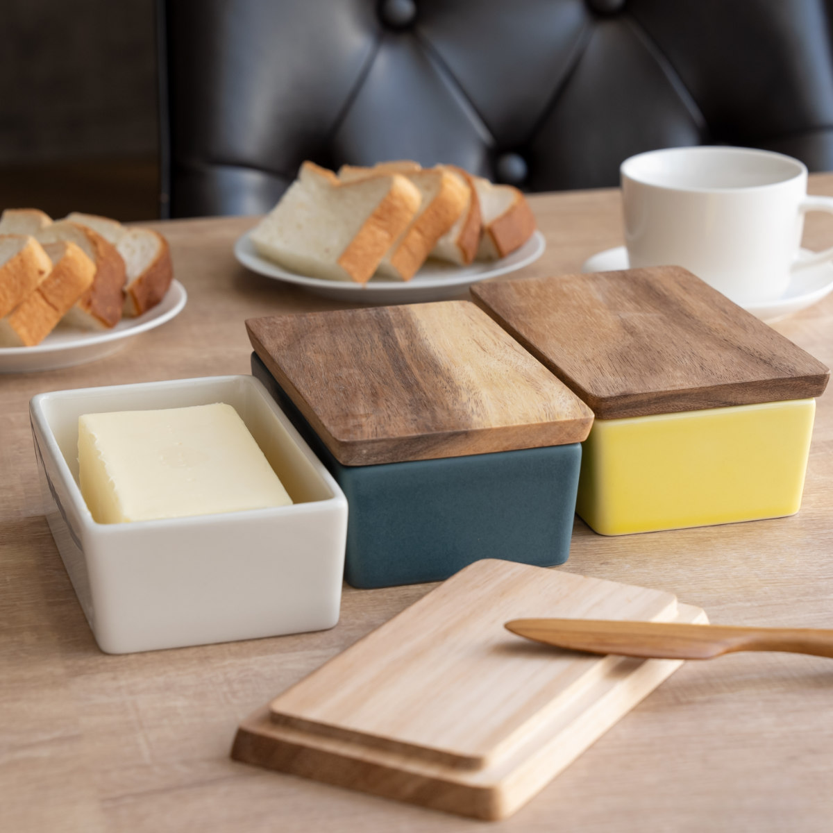 バターケース 木の道具店 （ 陶器 食洗機対応 電子レンジ対応 オーブン