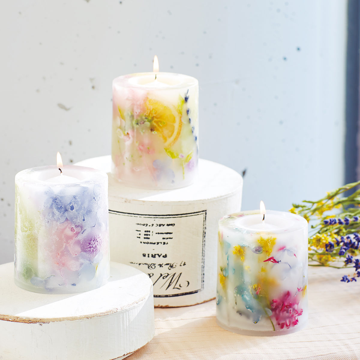 手作りキャンドル ボタニカルキャンドルキット （ キャンドル ろうそく