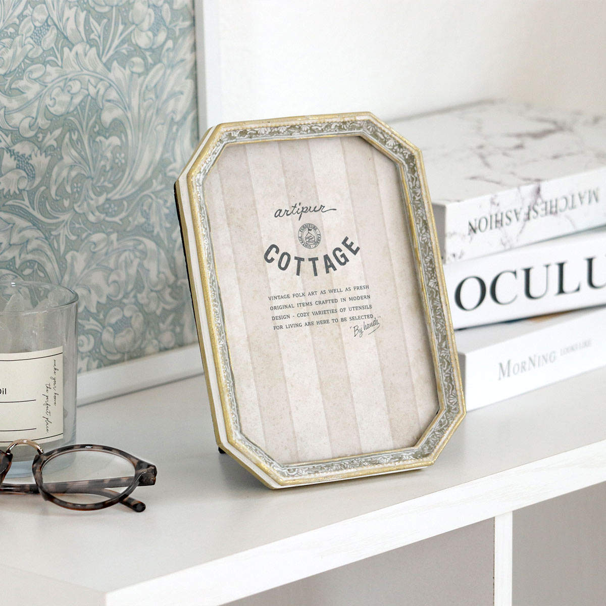 フォトフレーム 八角フォトフレーム L （ フォトスタンド 写真立て