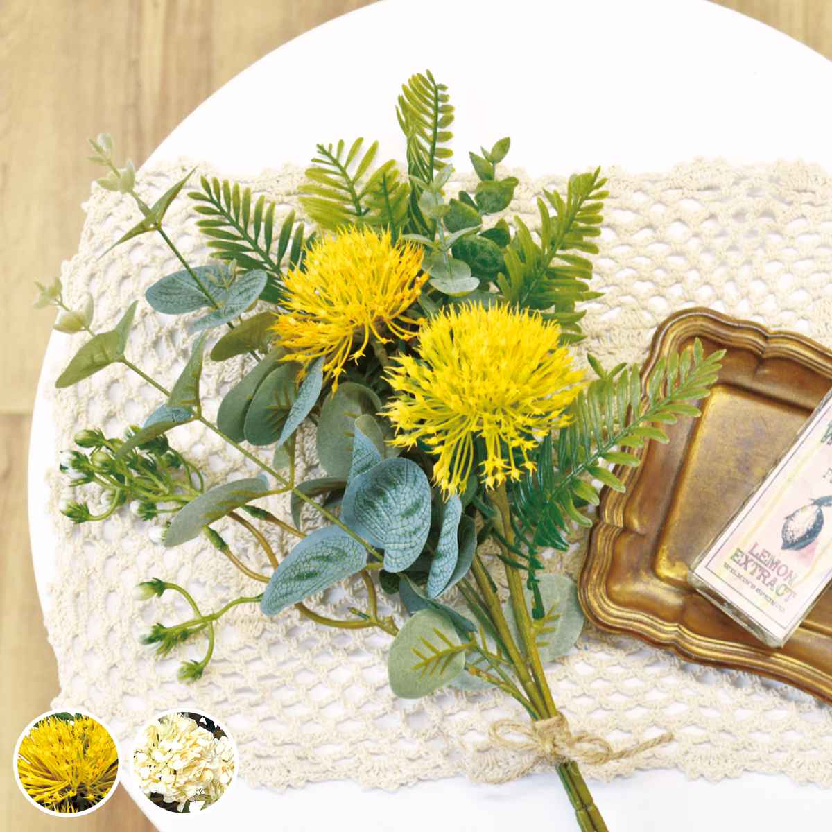 造花 クラシカルブーケ 光触媒 （ ブーケ 花束 花 インテリア フェイク