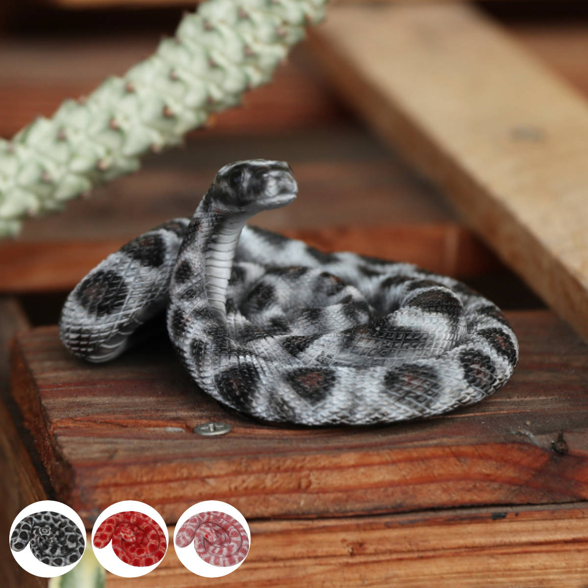 オブジェ REPTILES MAG コーンスネーク （ クリップホルダー 置き物