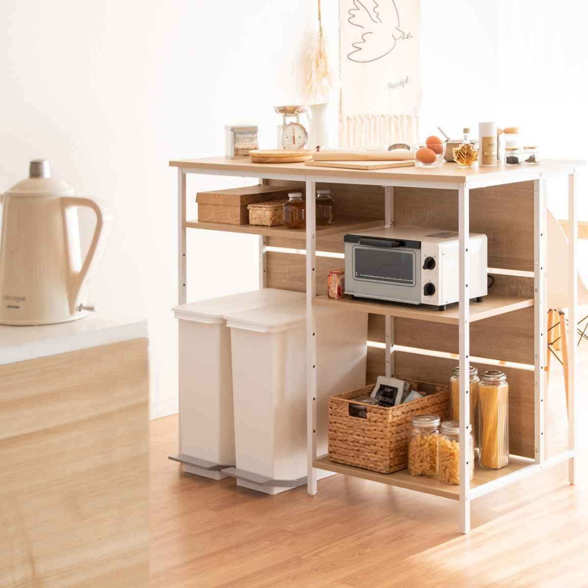 キッチンカウンター ハイタイプ ヴィンテージ調 カウンターテーブル 幅