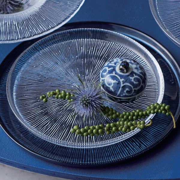 プレート 20cm 切立プレート M.STYLE フィラ 皿 食器 ガラス製 （ 中皿