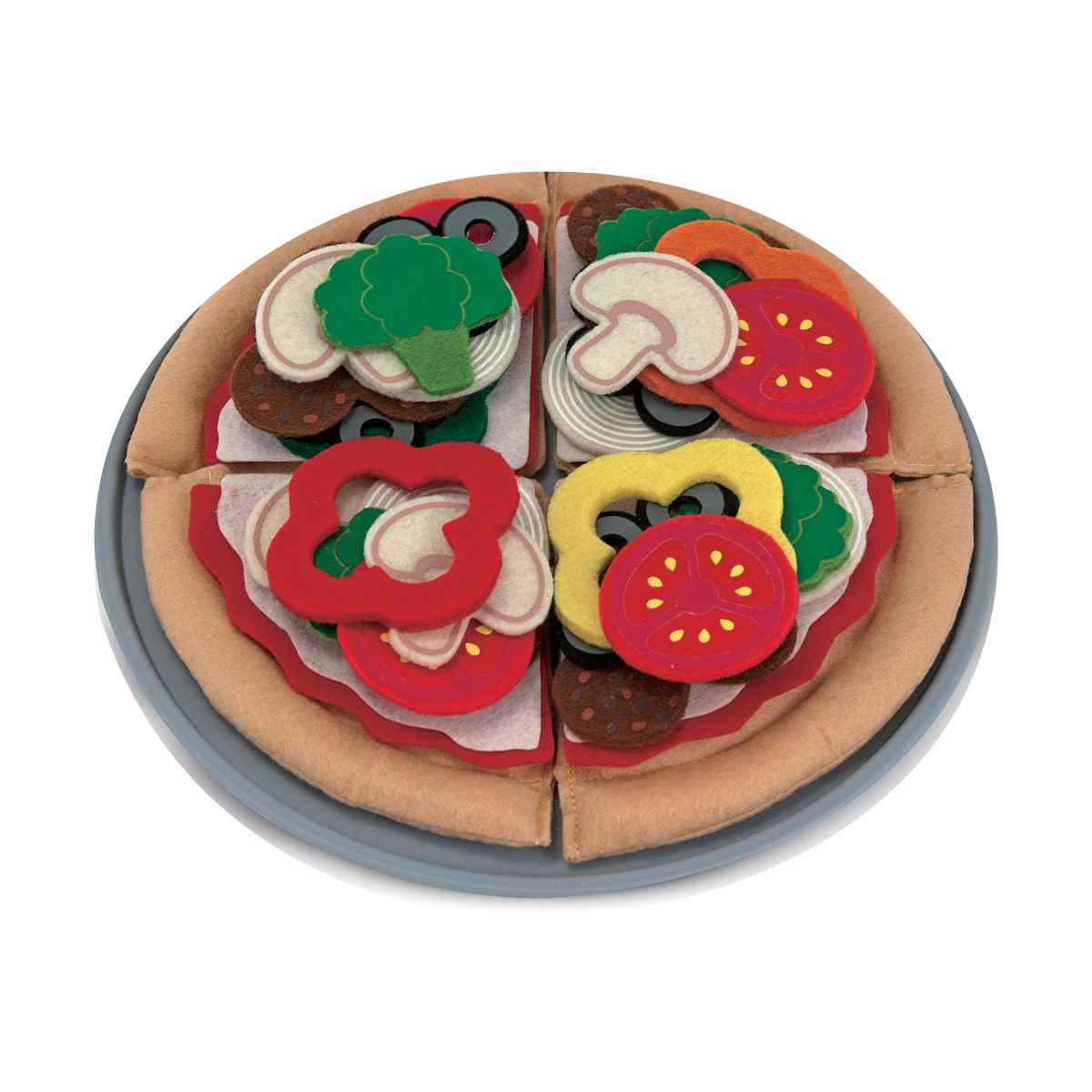 dショッピング |おもちゃ フェルト ピザセット Melissa ＆ Doug 3歳