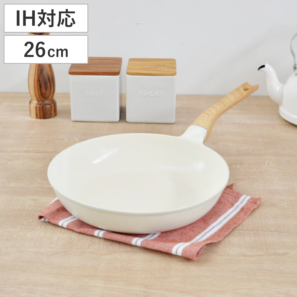 フライパン 28cm 深型 IH対応 セラミックコート PFOAフリー スーパー