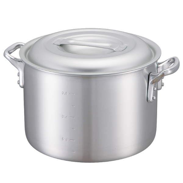 寸胴鍋 半寸胴鍋 ガス火専用 約46L 45cm 業務用 キングポット （ ガス