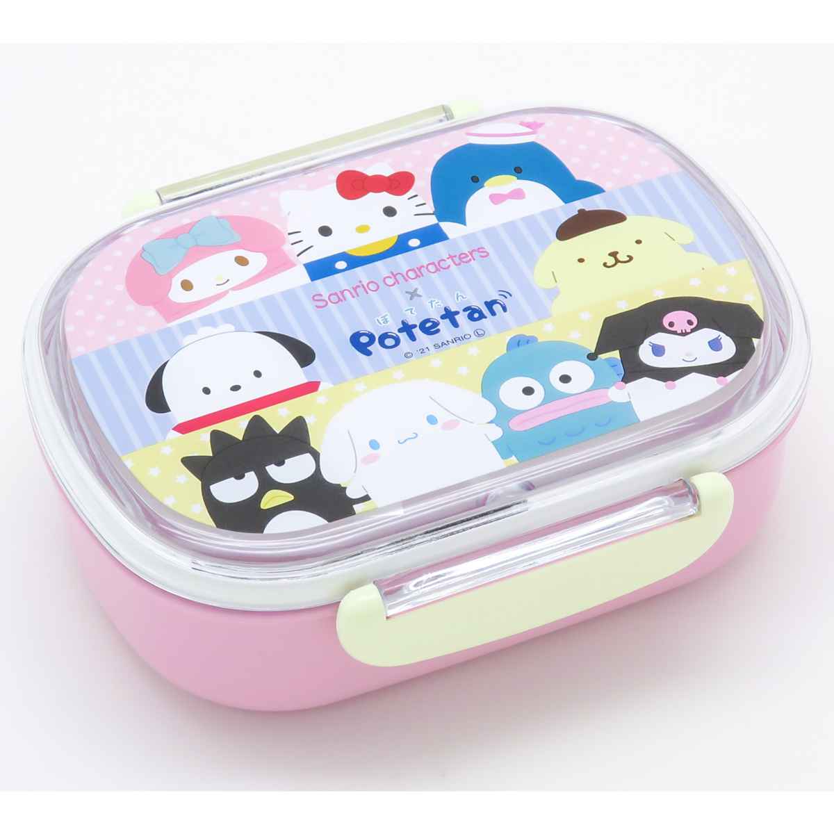 dショッピング |弁当箱 1段 360ml 小判型 ぽてたん （ レンジ対応 食洗