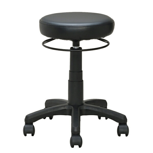 スツール ラウンドキャスター 高さ調整 （ 法人限定 椅子 キャスター