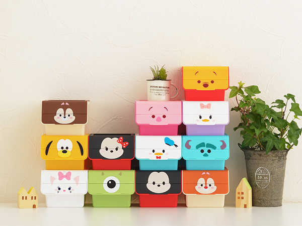 小物入れ 幅11×奥行13×高さ9cm ツムツム クワトロ ミニーマウス
