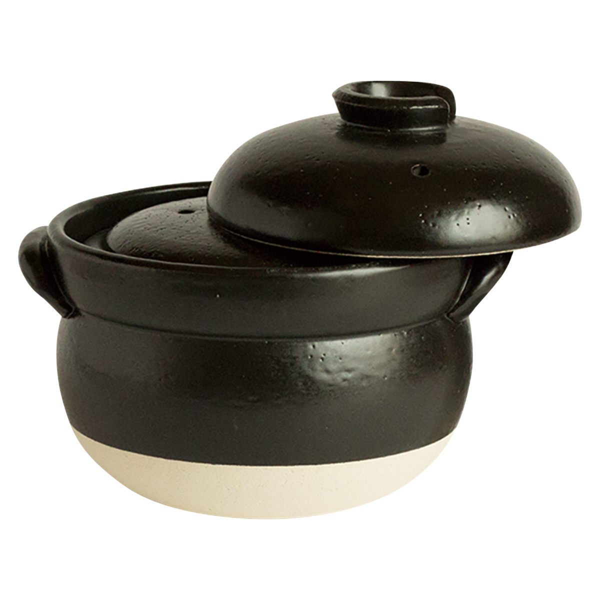 dショッピング |炊飯土鍋 3合 絶品ごはん鍋 中蓋付き 萬古焼 日本製