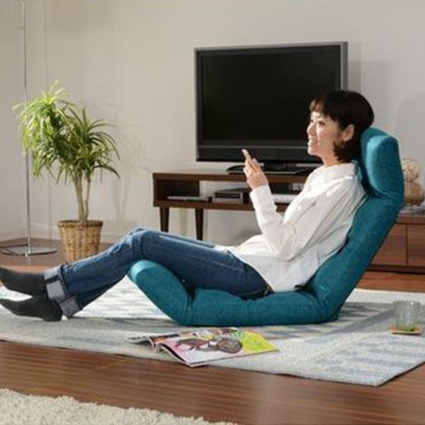 座椅子 リラックスチェア 3ポイントリクライニング 上折れタイプ （ 座