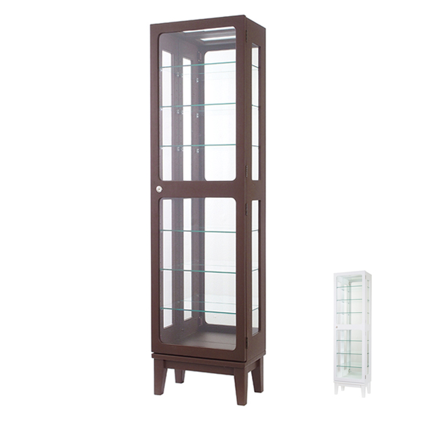 dショッピング |コレクションケース ガラスケース 鍵付き 背面ミラー