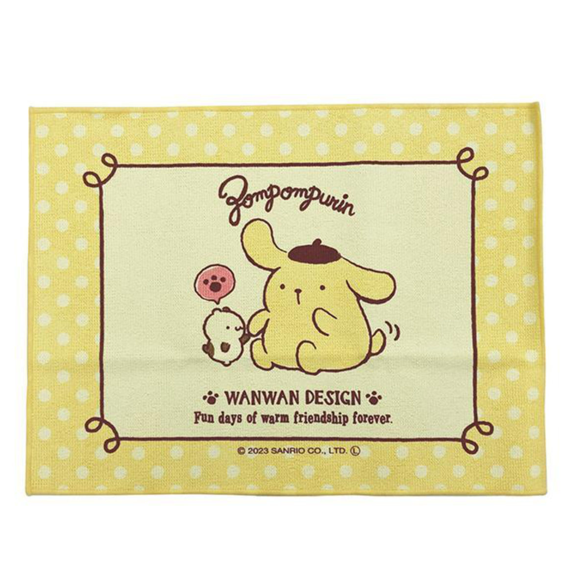 dショッピング |水切りマット 吸水ランチョンマット ポムポムプリン