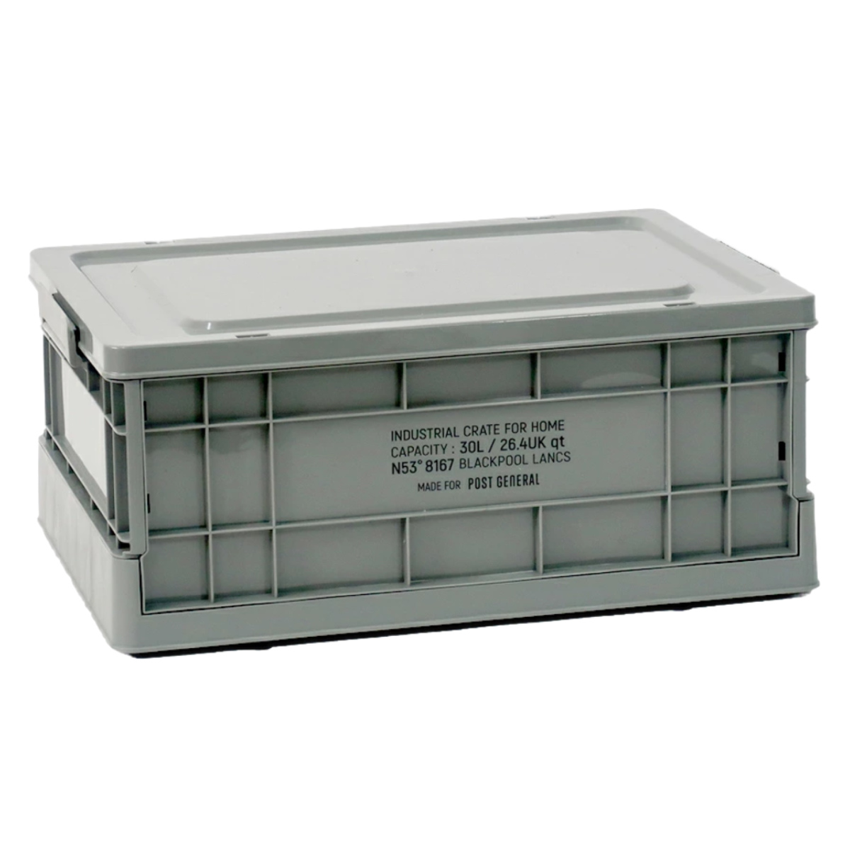 dショッピング |収納ボックス インダストリアルフォルダブルクレート