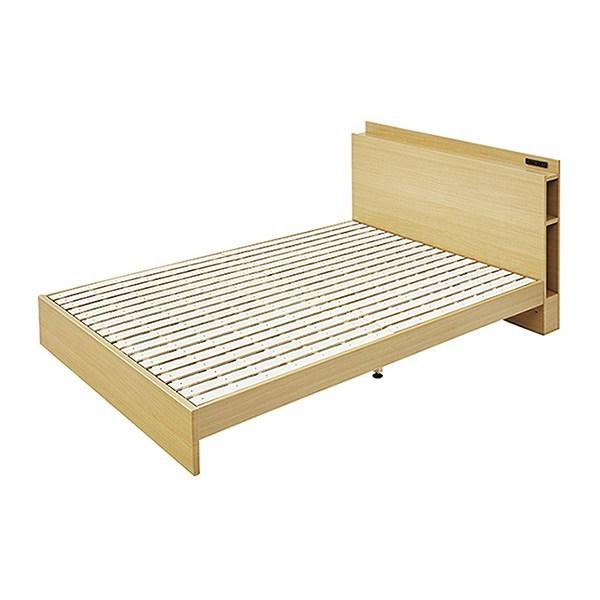 dショッピング |ベッド ダブルベッド すのこベッド 収納 宮付