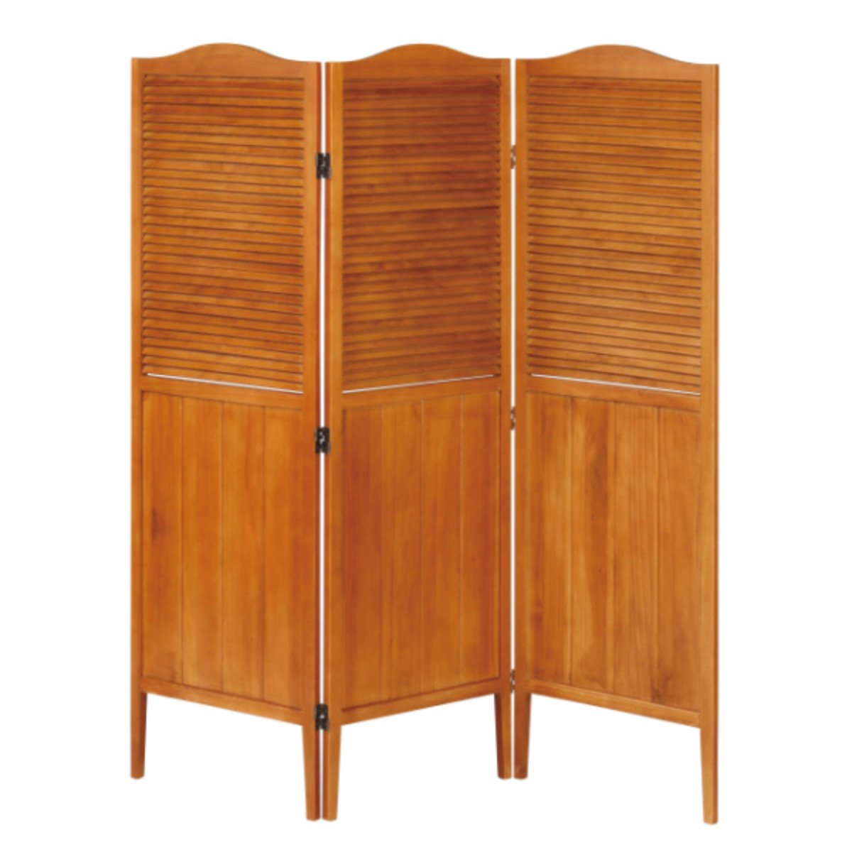 dショッピング |パーテーション 高さ135cm 3連 三つ折り 衝立 ココア