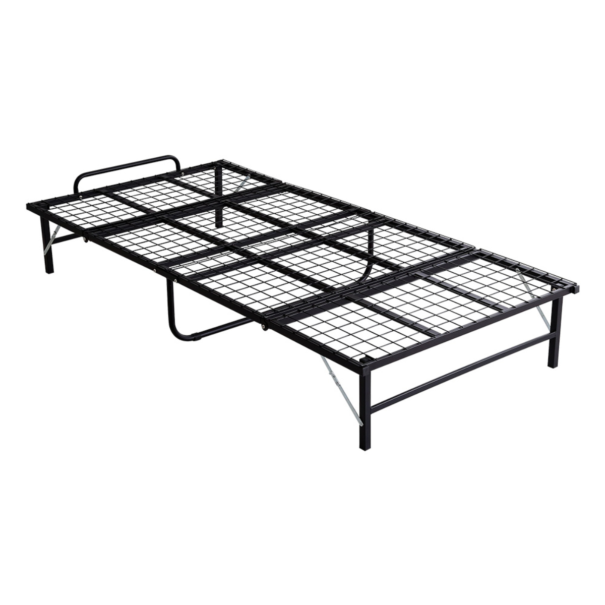 dショッピング |折りたたみベッド シングル 4つ折り パイプベッド 軽量