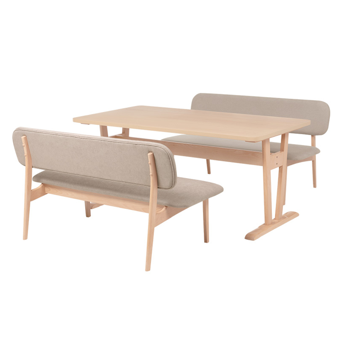 dショッピング |ダイニングテーブルセット 4人掛け ベンチ 3点セット