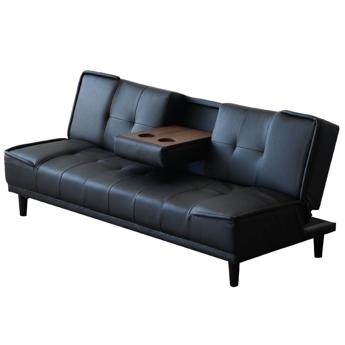 dショッピング |ソファベッド 幅183cm ドリンクホルダー付 ウイング