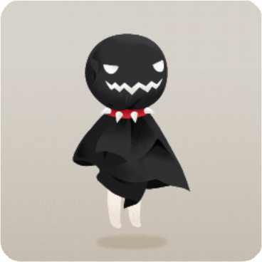 てるてる坊主・黒 | Livly Love Item Search